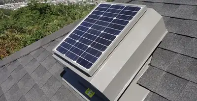 attic fan installation services with energy-efficient roof-mounted ventilation system in Chico, CA