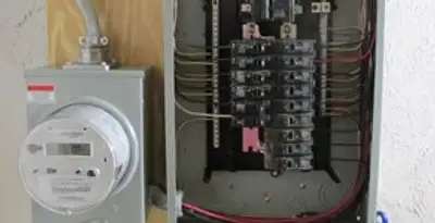electrical panel upgrade service showing outdated electrical panel prepared for professional replacement in Chico, CA