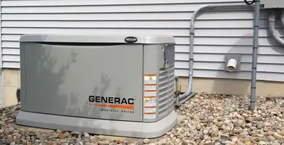 generator installation service featuring outdoor standby generator setup by licensed electricians in Chico, CA