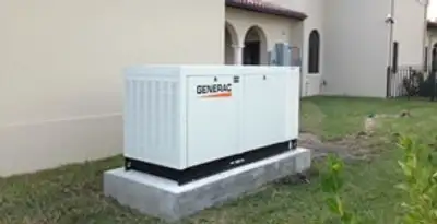 generator installation service showing standby generator professionally installed for residential power backup in Chico, CA