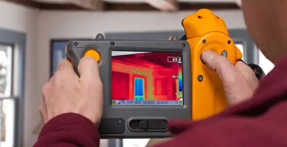 home energy audit service capturing thermal readings to analyze insulation and electrical efficiency in Chico, CA