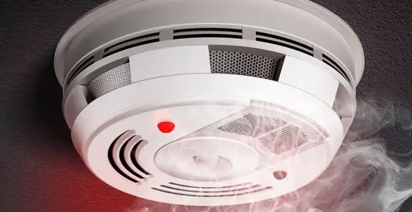 Installed smoke detector providing reliable fire detection in Chico, CA