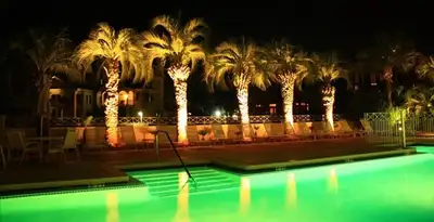 landscape lighting installation services illuminating outdoor recreational areas in Chico, CA