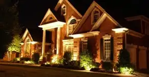 landscape lighting installation services enhancing residential exterior lighting in Chico, CA