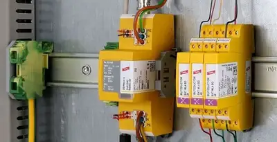lightning surge protection system with surge suppressors installed by electrical service professionals in Chico, CA