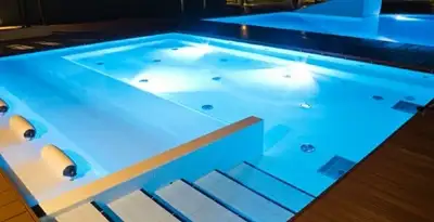 pool light installation and repair services providing modern illuminated pool lighting in Chico, CA