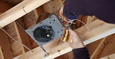 Professional recessed lighting installation with electrical wiring by licensed electricians in Chico, CA