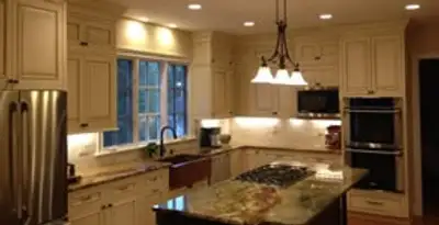 Recessed lighting installation enhancing interior lighting by professional electricians in Chico, CA